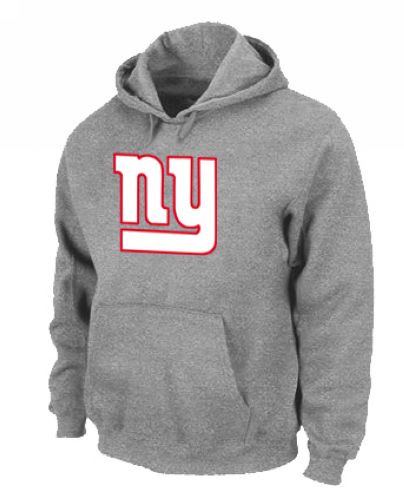 NFL Men's Nike New York Giants Logo Pullover Hoodie - Grey